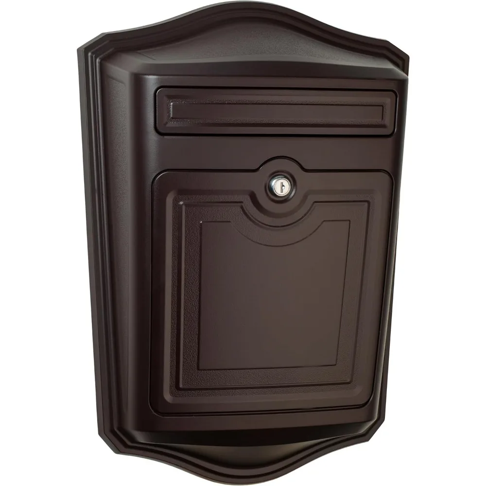 

Maison Aluminum, Locking, Wall Mount Mailbox, 2540RZ-10, Rubbed Bronze, Medium Capacity