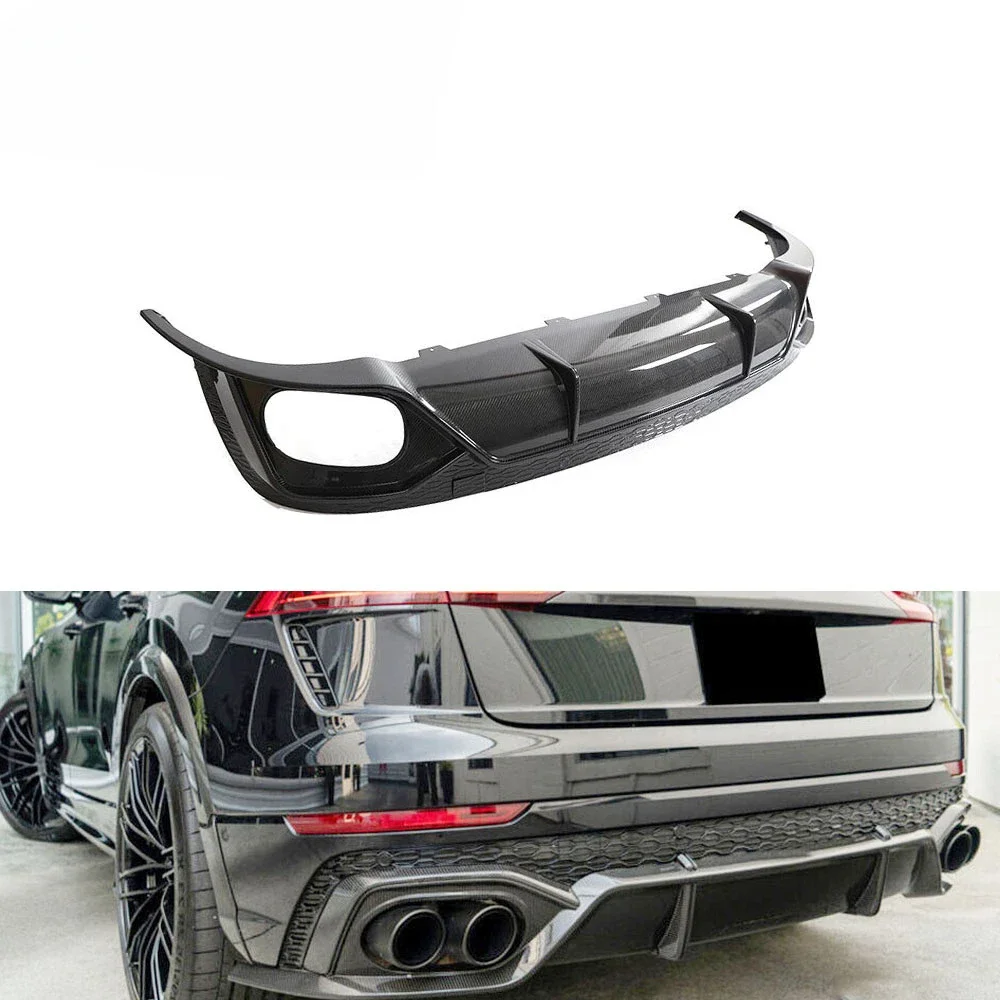 

Q8 Carbon Fiber Auto Car Bumper Rear Diffuser for Audi RSQ8 2021-2024