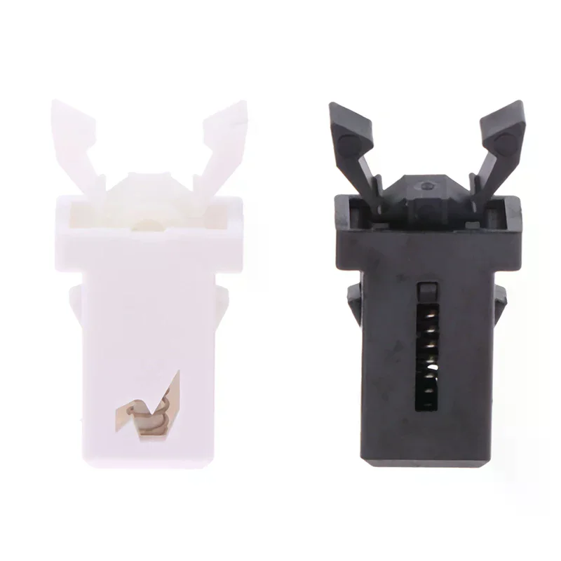 

New 10pcs Trash Can Plastic Lock Self-Locking Switch Replacement Catch Compatible Touch Lid Bin Latch Black White Repair Clip