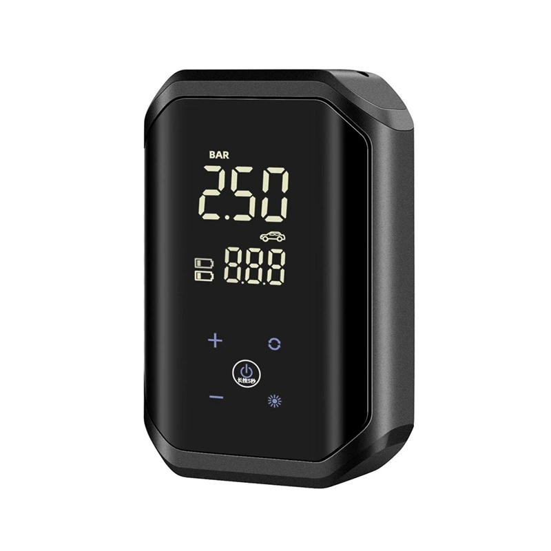 Electric Ball Pump Portable Sports Automatic Ball Air Pump With Digital Precise Pressure Gauge