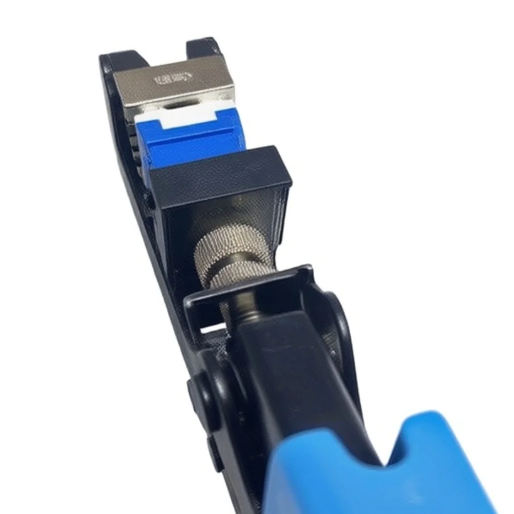 Blue-Handled Punch Down Tool for Cat5e Cat6 For Keystone Jacks with Non-Slip Grip and Efficient One-Squeeze Termination Action
