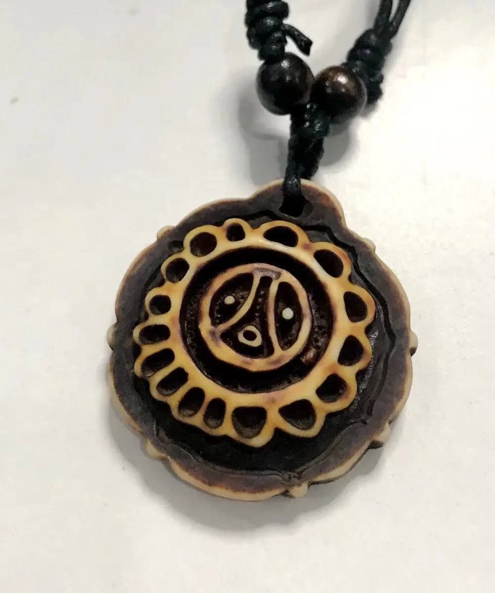 12 جهاز كمبيوتر شخصى جولة رجل الحد الفن خمر الرجال حبل قلادة قابل للتعديل