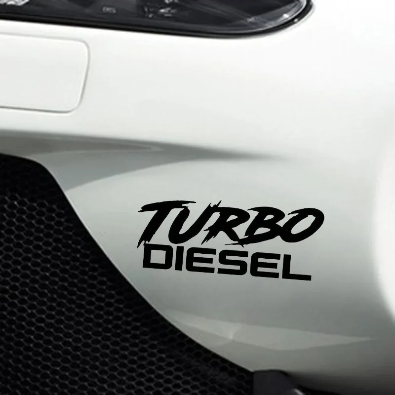 

TURBO DIESEL Car Sticker Decal Funny Boosted Waterproof and Sunscreen Vinyl Decal,13CM*5CM