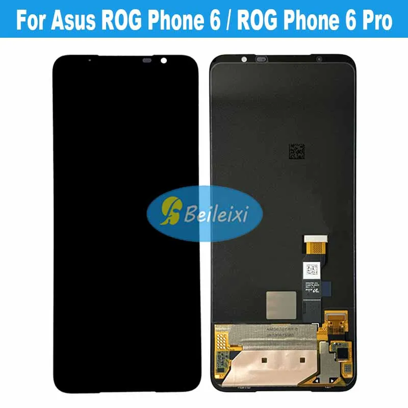 

For Asus ROG Phone 6 Pro AI2201_D LCD Display Touch Screen Digitizer Assembly For Asus ROG Phone 6 AI2201 AI2201_A 1A030EU