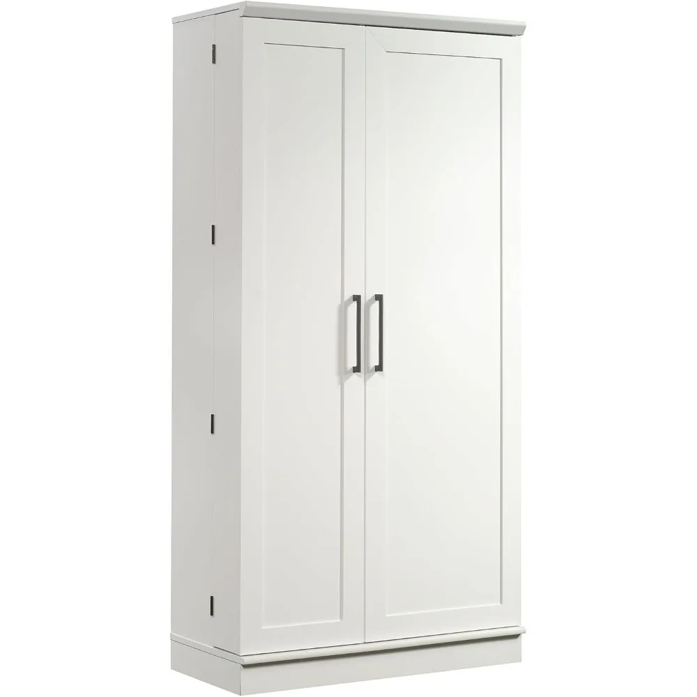 Sauder HomePlus Storage Cabinet/ Pantry cabinets, Soft White finish