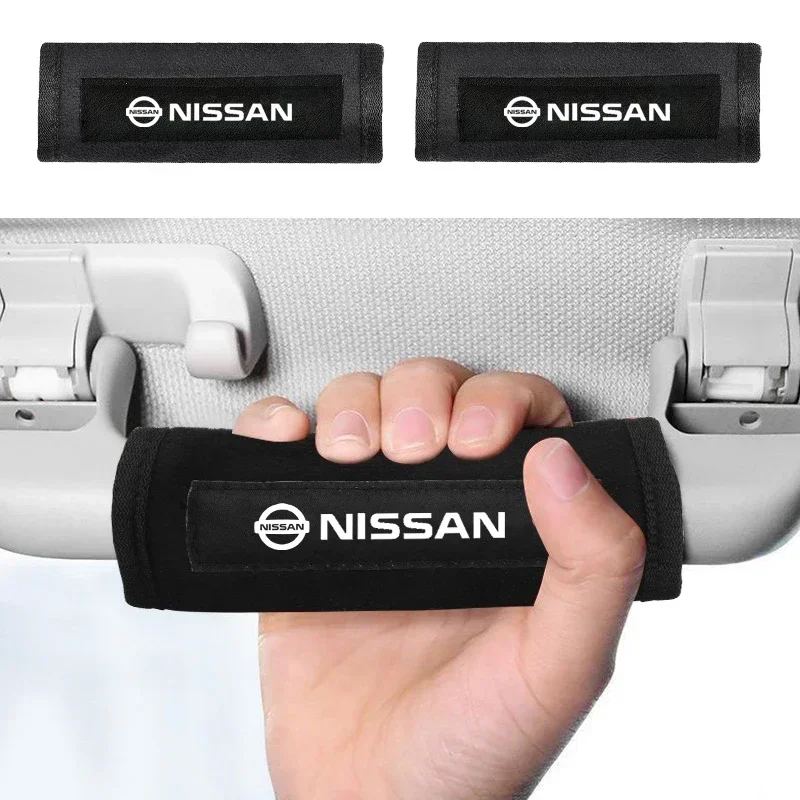 Car Roof Handle Protection Pull Gloves Auto Emblem Accessories For Nissan Nismo Juke Note Versa Almera X-Trail Xterra Qashqai