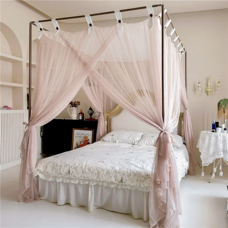 Light luxury princess style special encrypted mosquito net palace household floor mosquito net
