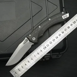 New Kesiwo M390MK Blade Carbon Fiber Handle EDC Outdoor Hunting Folding Knife Camping Fishing Hiking Survival Pocket Knife