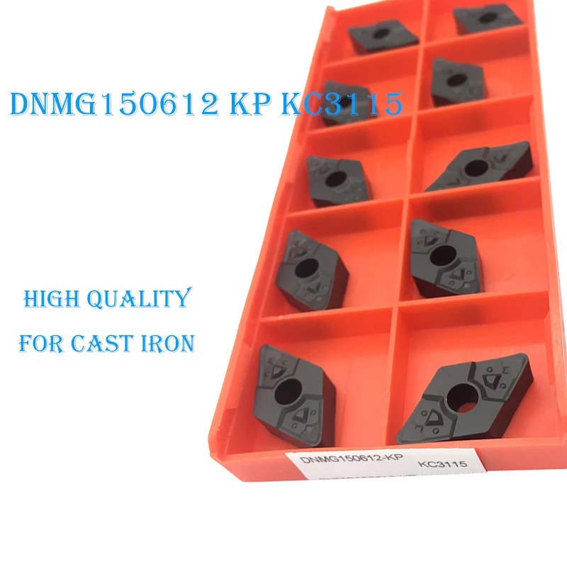 DNMG150612 KP KC3115 Caribde Inserts Lathe Tools DNMG 150612 CNC Cutting Tool External Turning Tool High Quality For Cast Iron