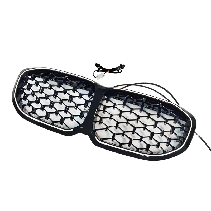 

For 2020-2024 BMW 1 Series F40 Starry Sky Meteor Racing Grille Body Kit Original Replacement Full Black
