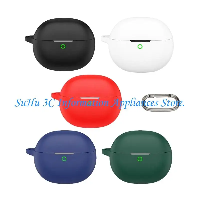  Flexible Silicone Earbud Case Housing Cover with Separate Lid Section