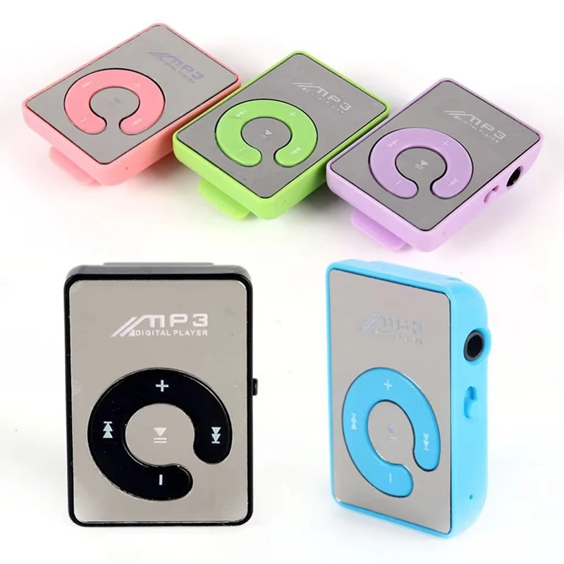 Portable MP3 Music Player MP3 MP4 Player Support Micro SD TF Card Expandable 30 Hours Playback Multifunction Sports Music Player