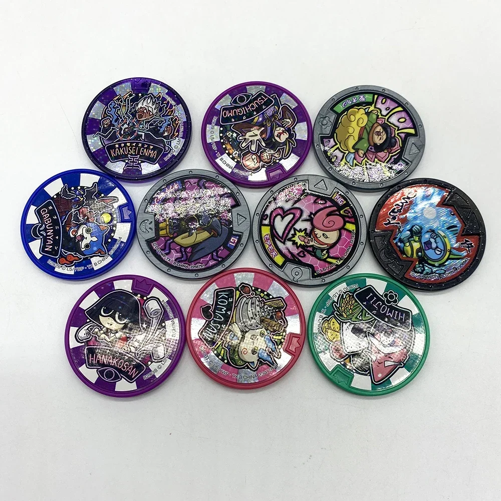 Genuine Japanese Anime Yokai Watch DX Peripheral Medals Key Collection Emblem Toy