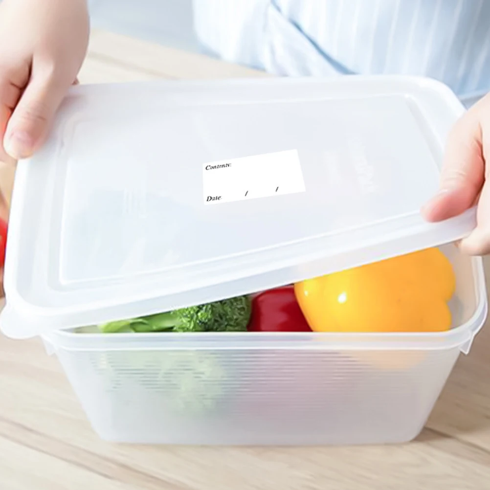 

Freezer Labels For Food Writeable Waterproof Sticker Date Expiration Label Multi-Function Bottle Stickers Kitchen