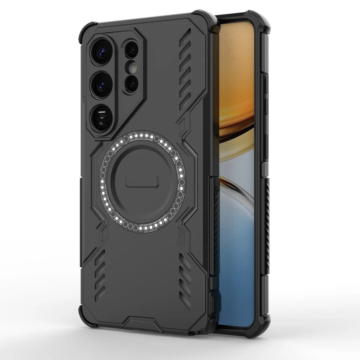 Magnetische Schutzhülle für Samsung Galaxy S26 S25 Ultra Plus Edge FE A37 A57 Cover Mag-safe Vollständige Kamera-Wärmeableitung Schale Funda