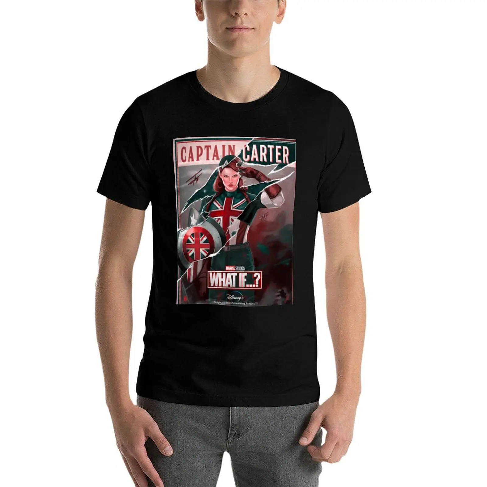 Captain Carter T-Shirt anime clothes quick drying cute tops mens graphic t-shirts big and tall image 4