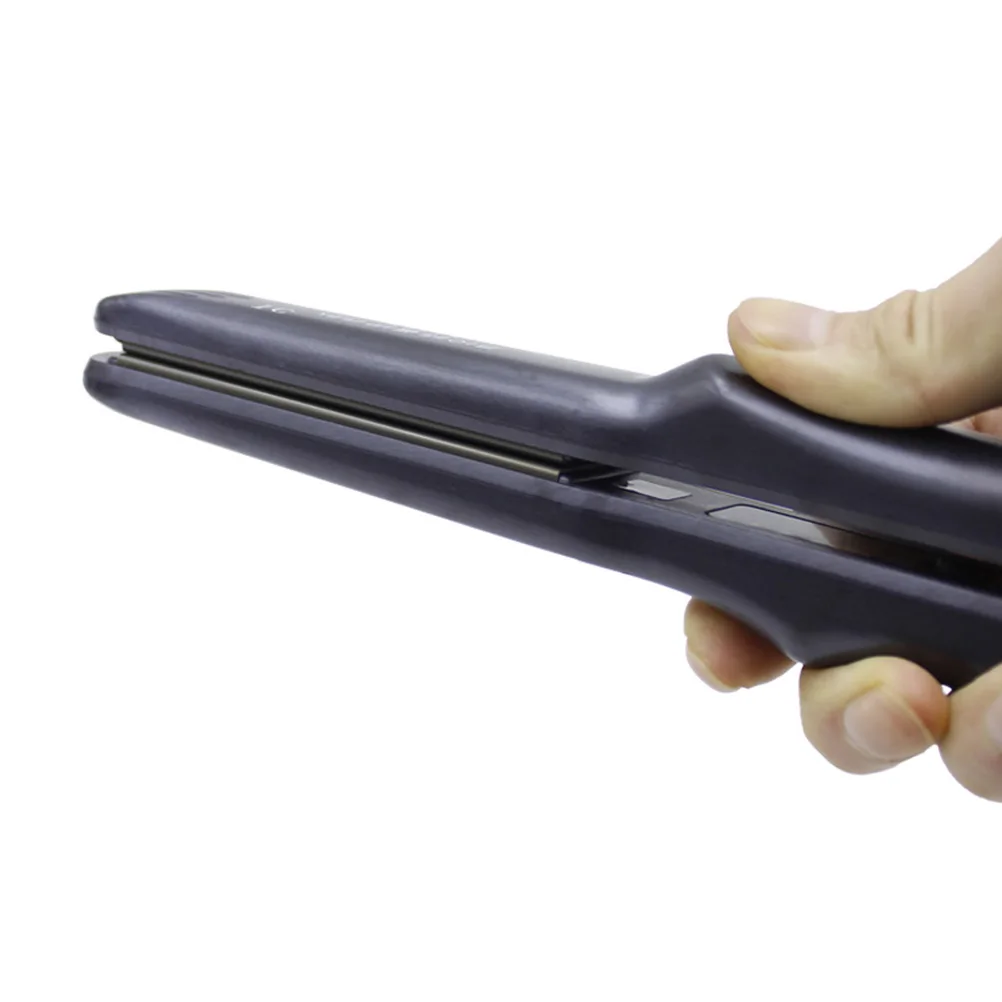 

1pc Curling Iron Dual Purpose Steam Straightener For Salon Home Use With Eu Plug Heating 360 Degree