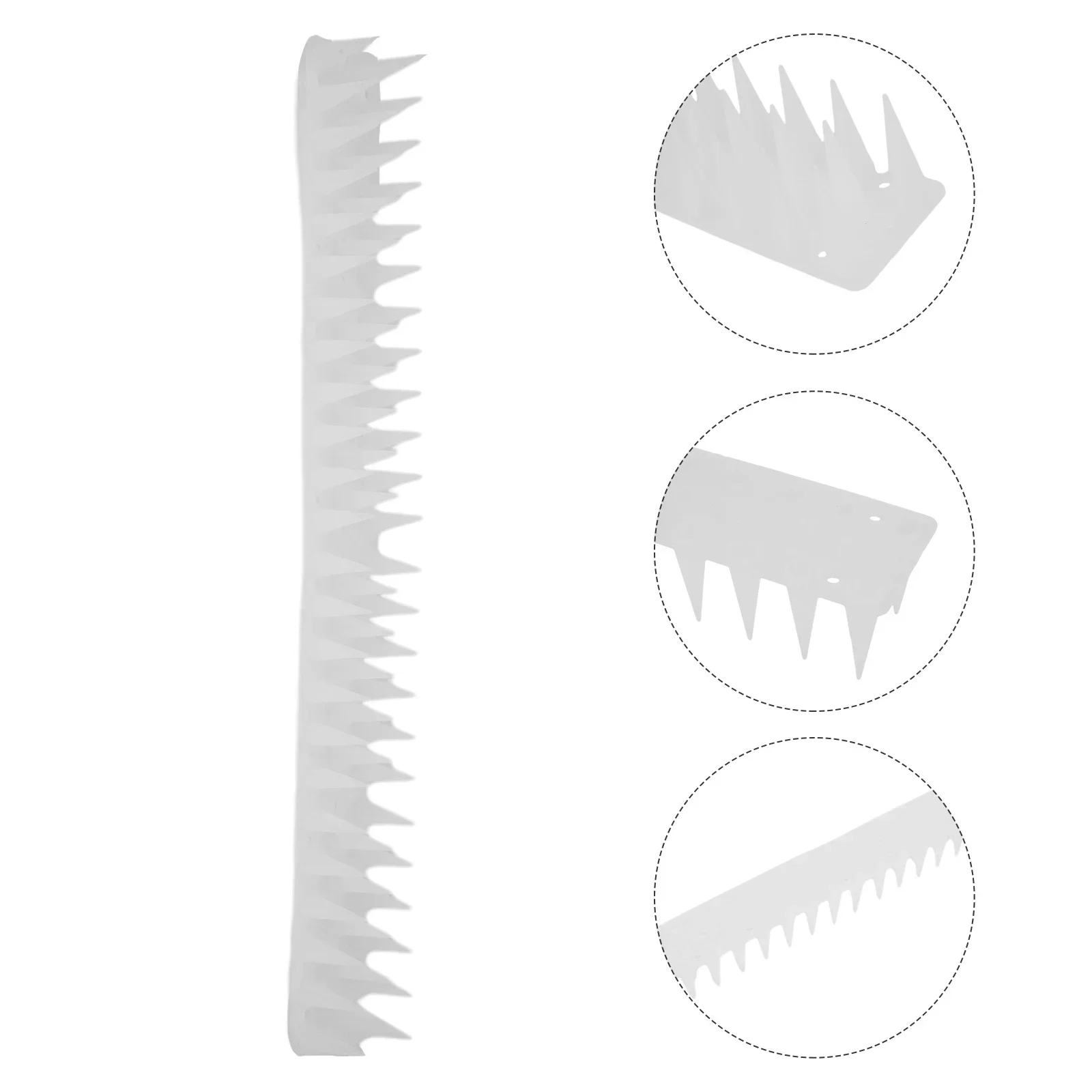 

Anti-bird Thorn Bird Spikes Control PP Against Birds Cat Deterrent Pigeon Deterrent 1 Piece 1pc Bird Deterrent