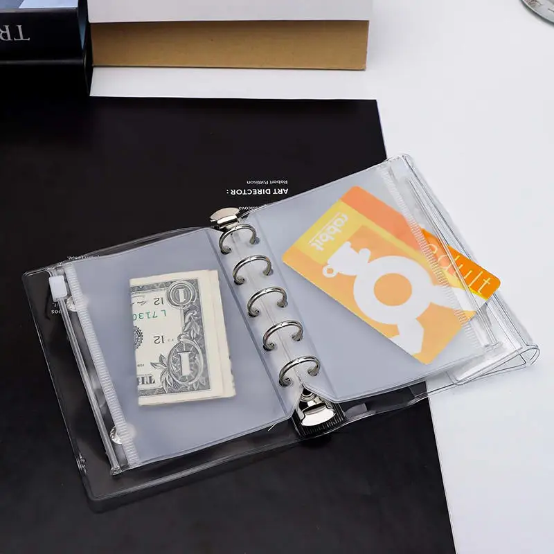 10PCS 5 Hole Mini Loose Leaf Refill Pages Double‑Sided Storage Inserts For Photocard Sticker Binder Collection Album