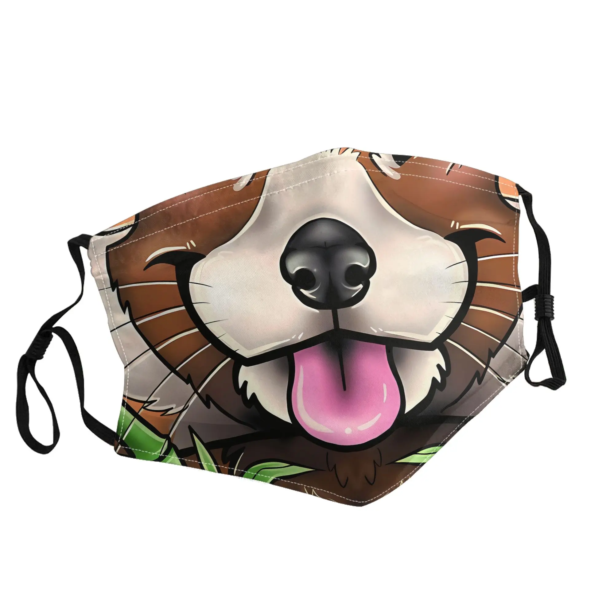 

Red Panda Face Mask Unisex Outdoor Fashion Printed