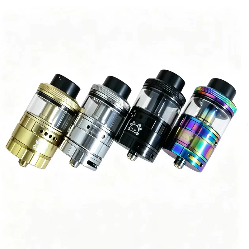 DIY Fat Rabbit RTA Atomizer Tank 28mm 5.5ml Dual Airflow System 810 Drip Tip Postless Building Decorative Spare Part - view 4