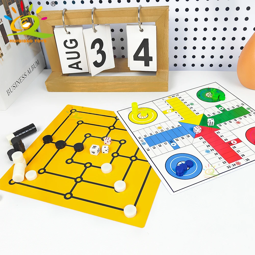 Nuovo gioco da tavolo magnetico 5 in 1 Giocattoli da tavolo Design a doppia faccia Cinque giochi Giochi di società Giochi sociali Giocattoli Regali per bambini adulti