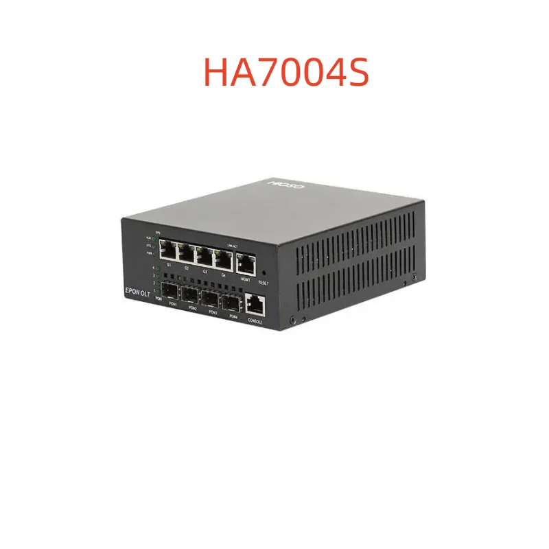 brand new MINI 4PON EPON OLT WEB SNMP HA7004S COMPATIBLE WITH HUAWEI ZTE FiberHome EPON XPON ONU