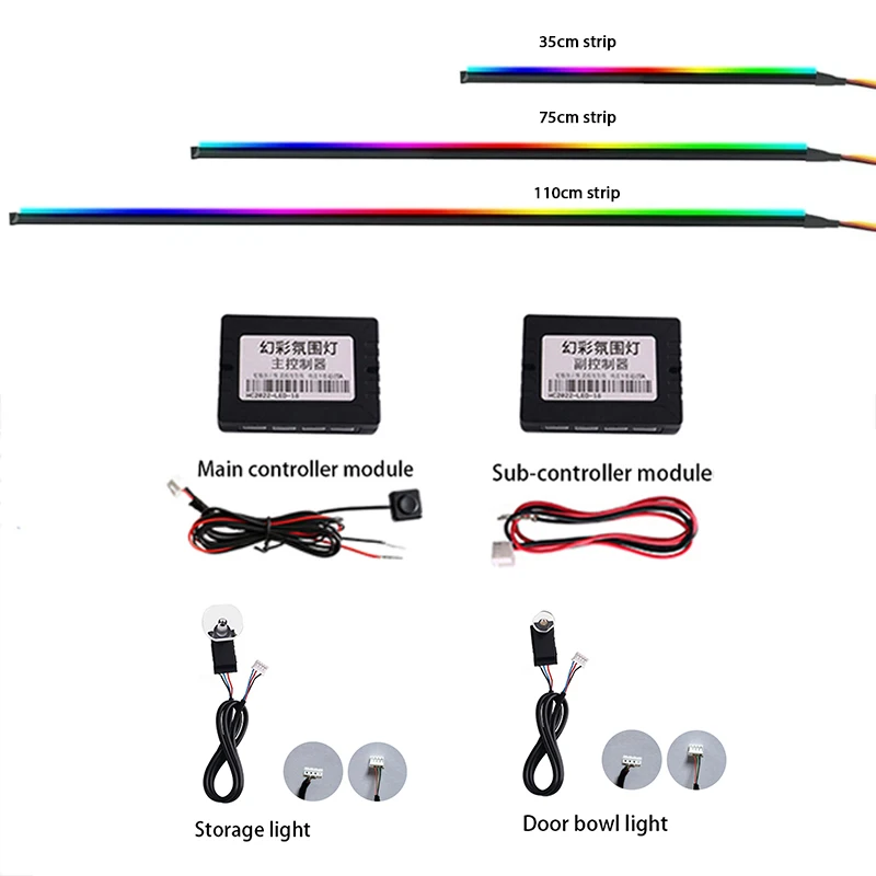 Symfonia oświetlenie otoczenia części/streamer rainbow 3 szpilki