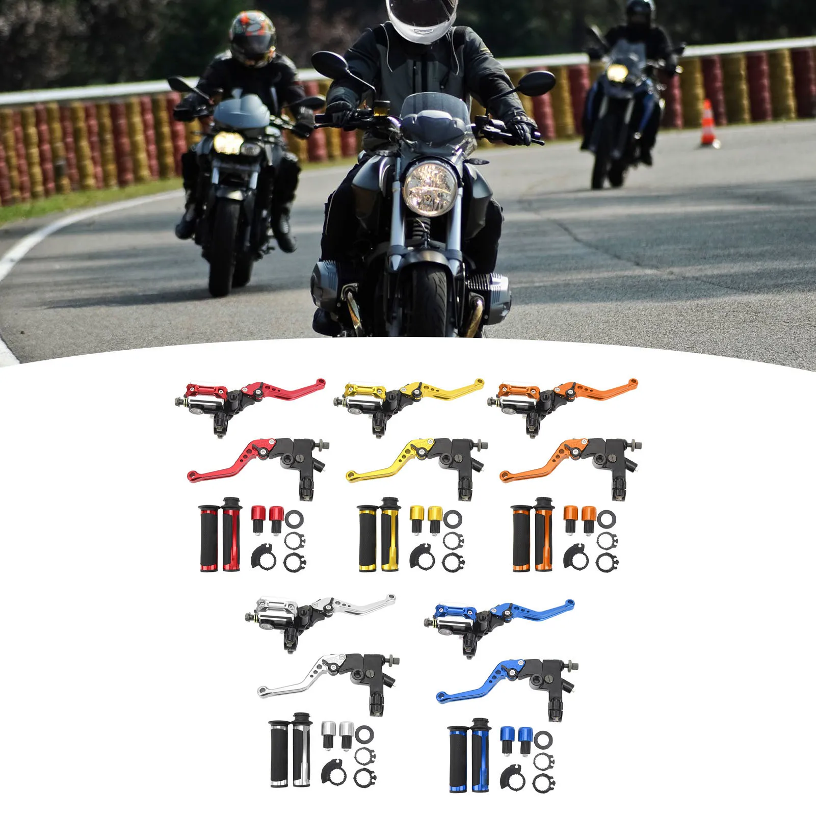 

Handlebar Brake Lever 22mm Motorcycle Master Cylinder Lever for Scooter Sports Bike Street Bike ATV