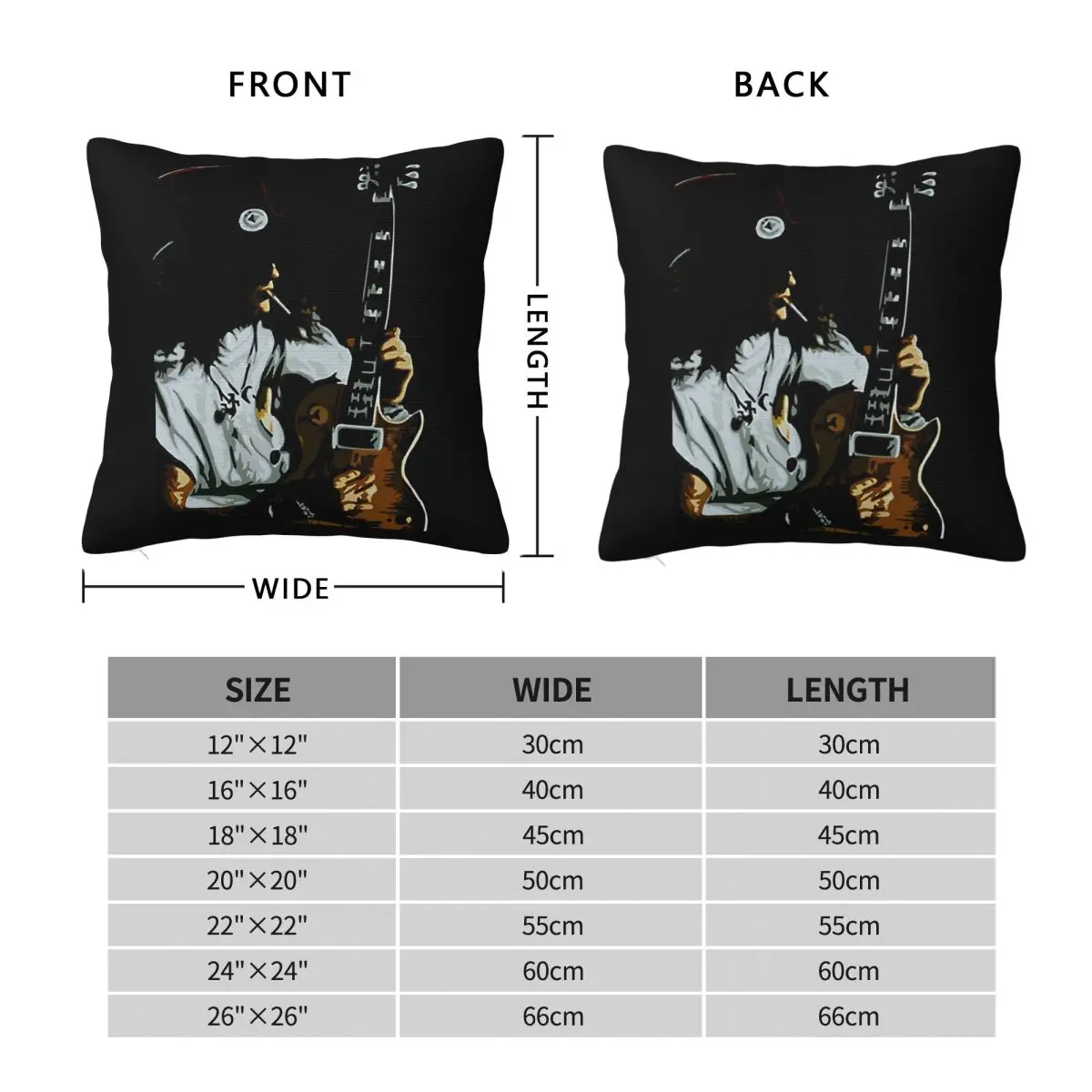 Guns N' Roses Steven Adler Square Pillowcase Polyester Linen Velvet Printed Zip Decor Bed Cushion Cover Wholesale
