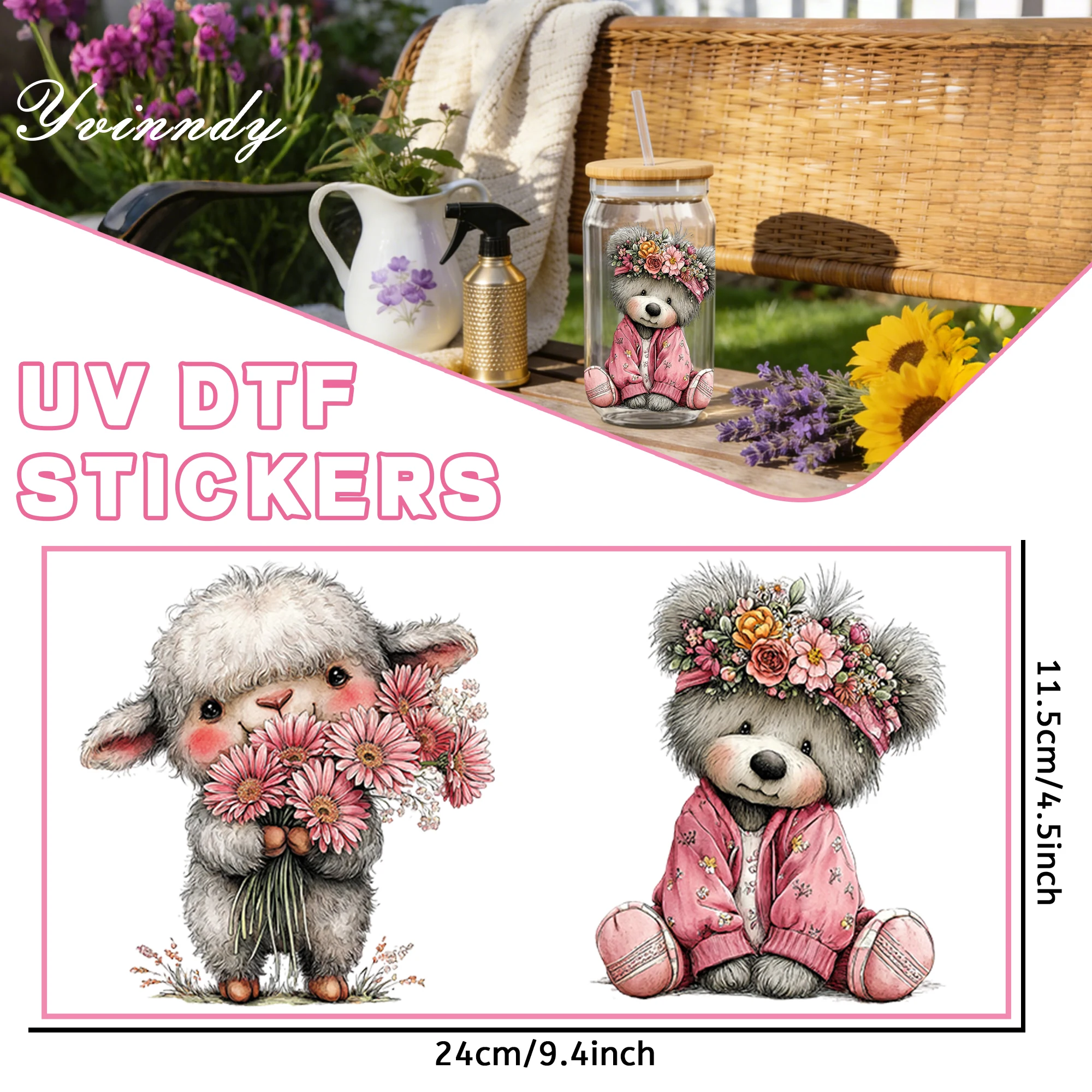 5 pezzi/set Springtime Cuties, - Rdta Tank Glass recensione e prezzo