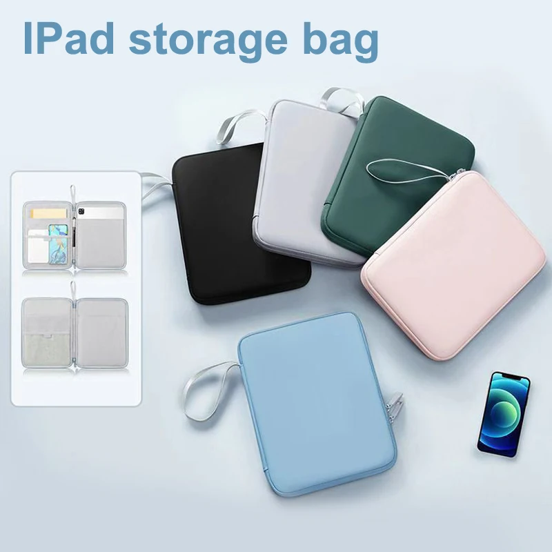 Tablet Storage Bag Tablet PC Shockproof Cover Case Ultra Slim Waterproof Anti Slip Laptop Tablet Bag 10.9/12.9 Inch