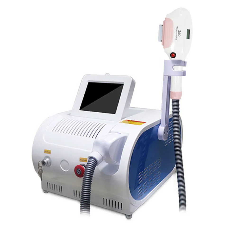 Máquina portátil da remoção do cabelo do laser, 360 Magneto-ótico, rejuvenescimento da pele, IPL