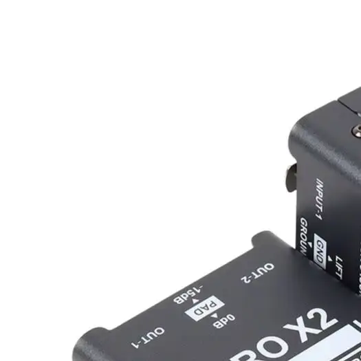 /2 /Channel /Audio Ground Loop Isolator Noise Filter With 6.5mm XLR For Mixer Live Streaming Sound System For Eliminator