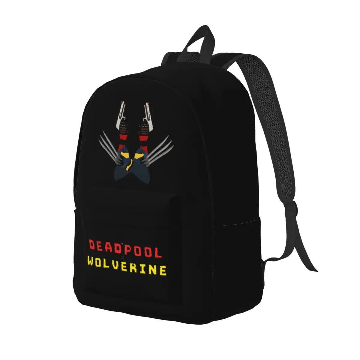 Office Work School Hands Sturdy Shoulder Kawaii Marvel Deadpool Wolverine Film Handbag Unisex Bookbag Birthday Gift