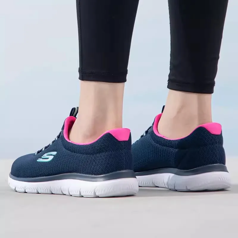 Skechers Women\'s sports shoes Summer new fashion breathable casual shoes Lightweight comfortable walking shoes