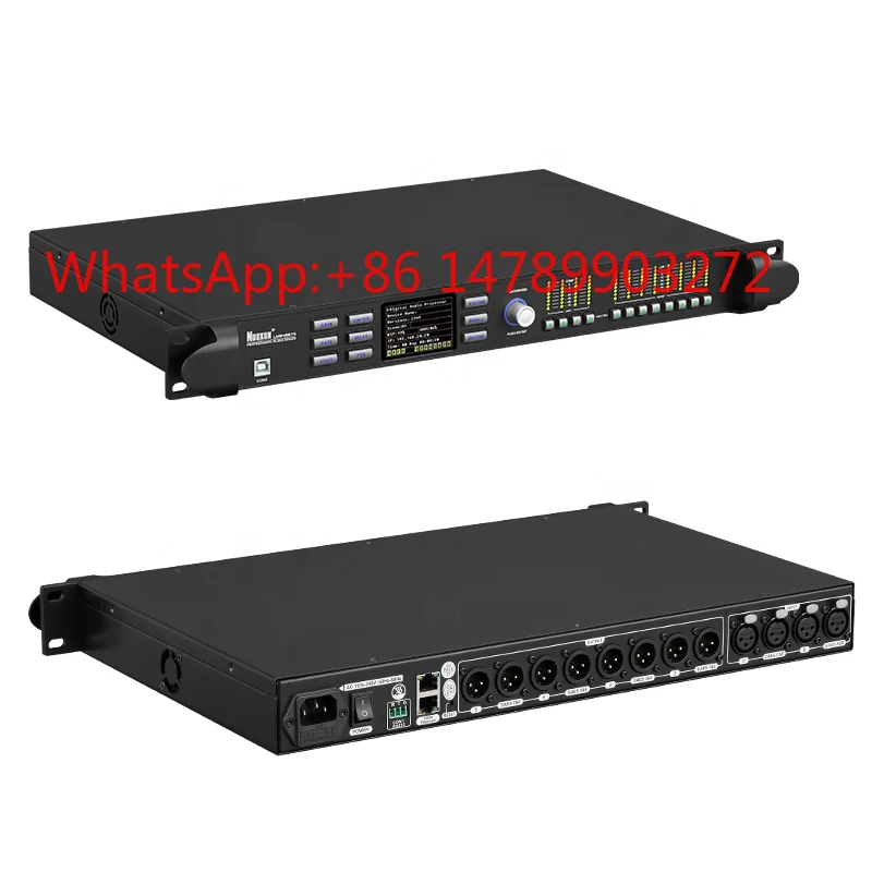 3 In 6 Out 96K DSP Processor Professional Line Array Speaker Management Gear