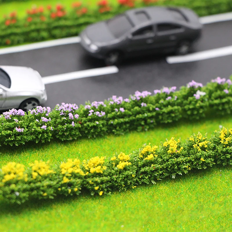 ✰ ✪ 1/3 Peças 1:12 Miniatura de Casa de Bonecas, Ornamento de Planta em Tira de Arbusto, Decoração de Jardim Greenbelt, Acessórios de Brinquedo para C