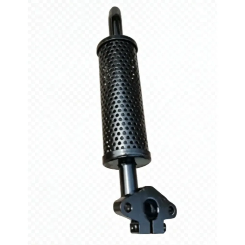 For CROSSRC TL4 1/8 RC Tractor Trail Truck  Metal Exhaust Pipe Scale Detail Part Painted Black Scale Accessory Bolt-On Upgrade