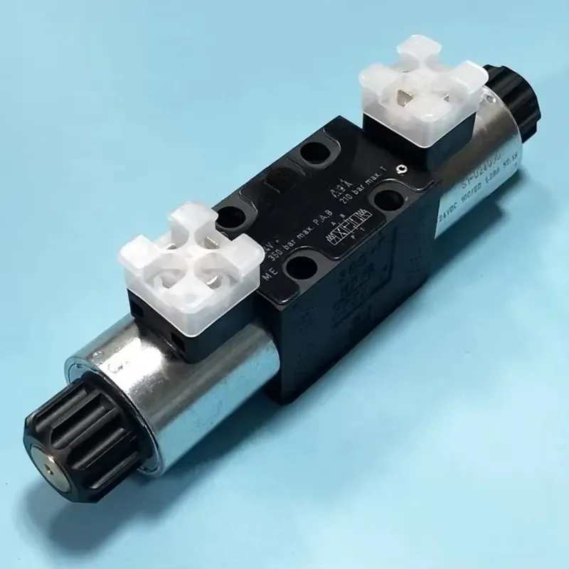 Series D1VW/D1VW*EE Hydraulic Directional Control Valve Solenoid Four-Way 350 Bar 80 L/min Model D1VW006CNJW