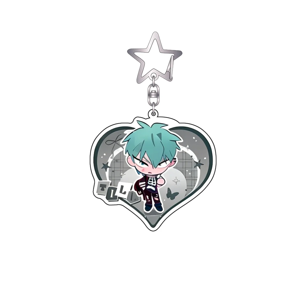 Anime Alien Stage Find your Plus One Mizi Sua Till Ivan Luka Hyuna 6CM Cute Acrylic Stand keychain all roles peripheral gifts