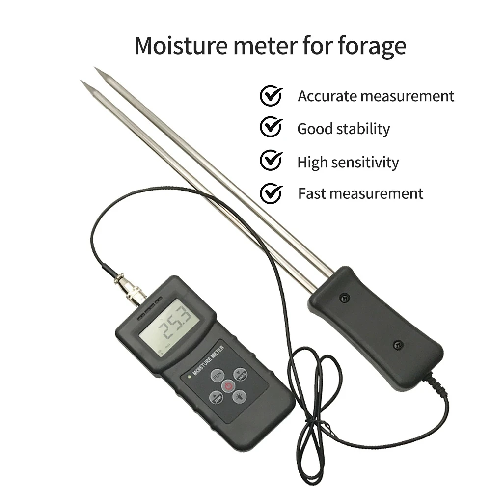 Forage Moisture Tester Alfalfa Straw  Analyzer Leymus chinensis, King Bamboo   Detection