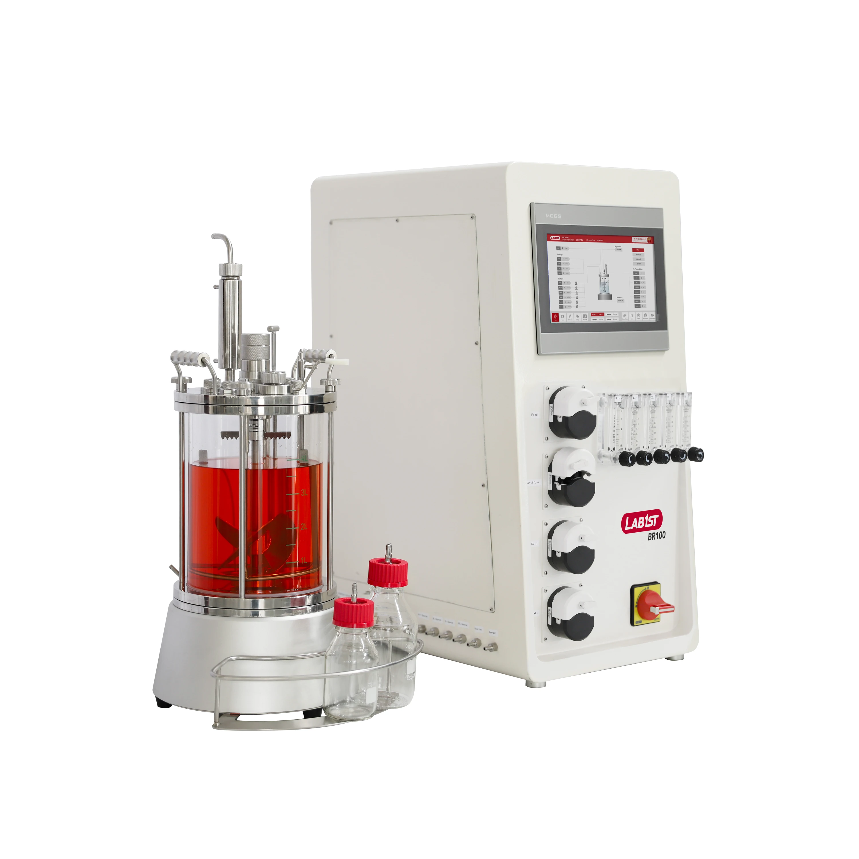 1l 2l 3l 5l 10l 15l Benchtop Plant Cell Bioreactor for Cell Culture Bioreactor Vessels