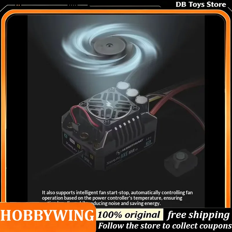 New HOBBYWING Sensored 8S ESC Motor XeRun AXE 5IVE R3 ESC AXE 4987 SD R3S RC Car For 1/5 1/6 RC Crawler Car Accessorie