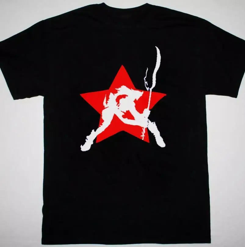 The clash band Joe Strummer hot T-shirt black punk rock