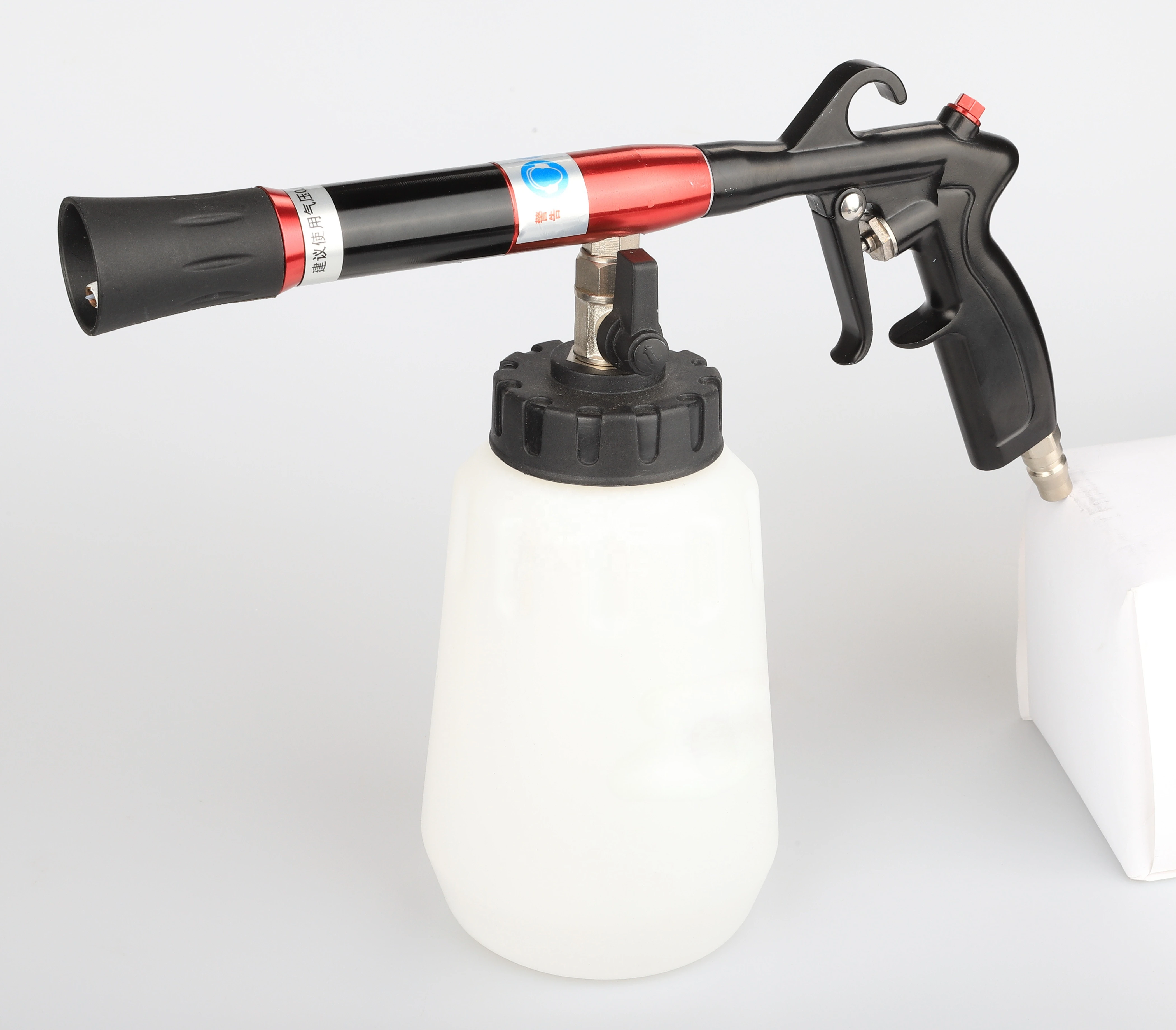 Bearing Type Interior Air Blowing Dust Car Washing Spray Wash Tornado Water Gun Detailing Gun 1000ml Car Cleaning Gun