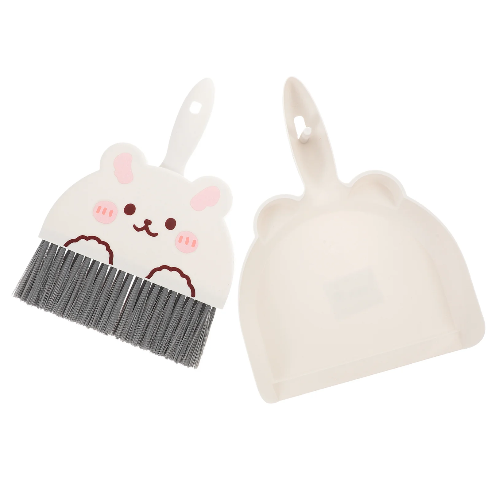

1Set Mini Broom and Dustpan Set Compact Desktop Cleaning Tool Small Brush for Keyboard Dust Pet Hair Office Dorm Cleaner