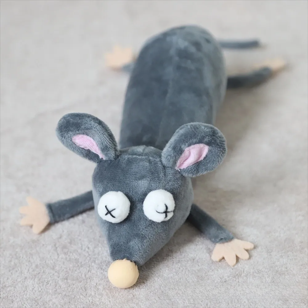 New Plush Mouse Plush Door Stoppers Stuffed Animal Interior Use Door Stop 25cm Floor Protection Decorative Doorstop Home