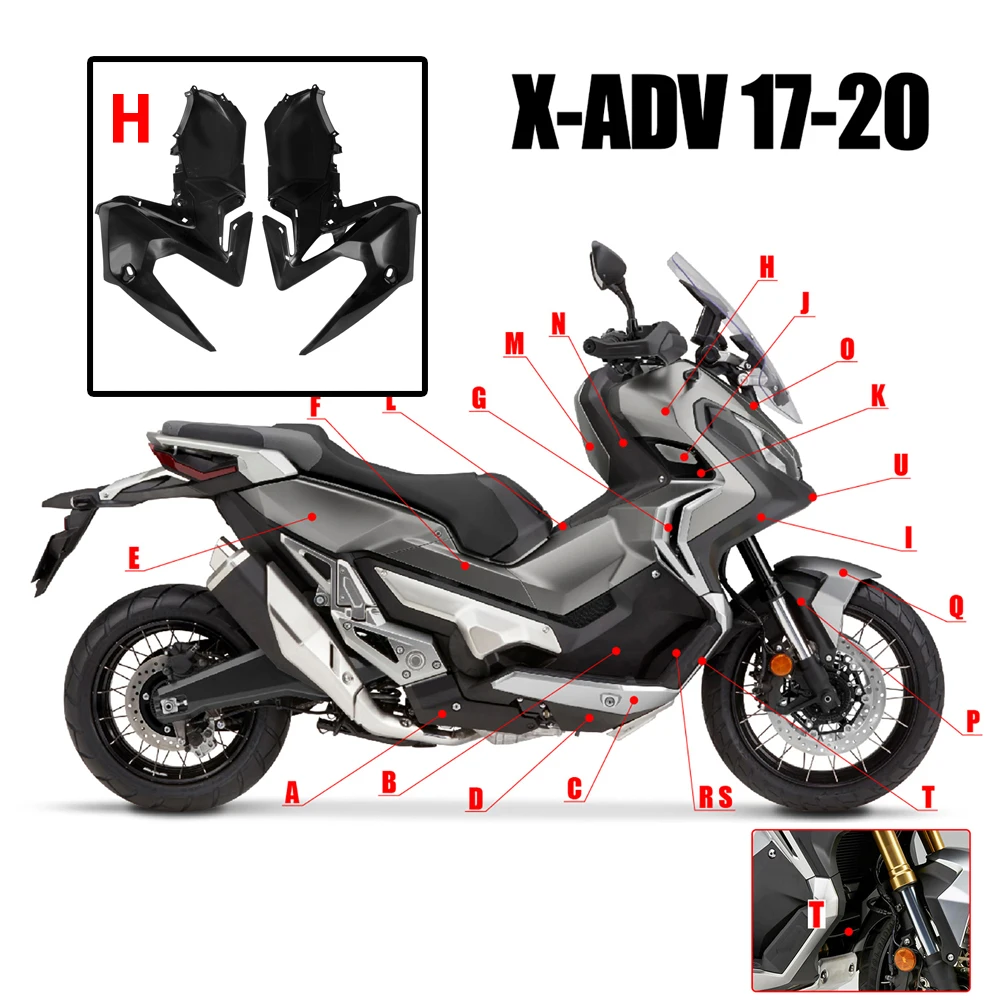 Motorcycle Side Trim Frame Body Cover Panel Fairing Guard Protector For Honda X ADV X-ADV 750 XADV 2017 2018 2019 2020