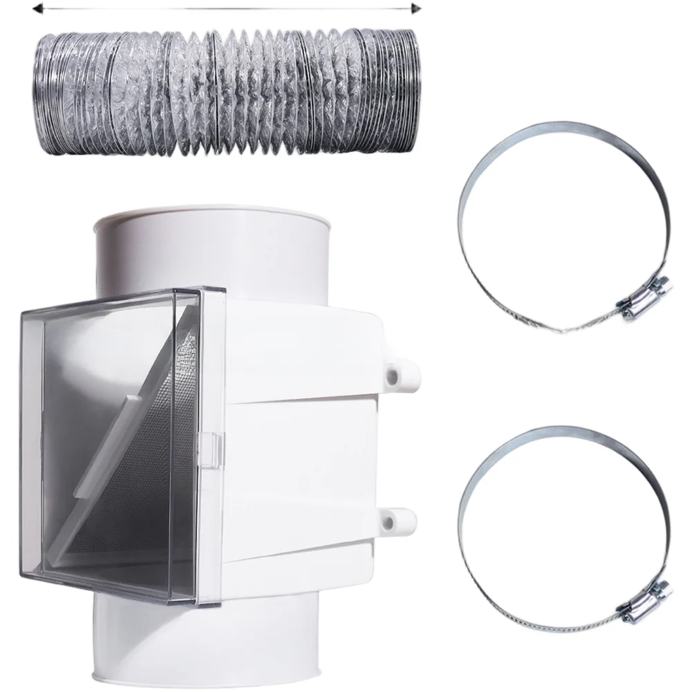 Dryer Vent Lint Trap Plastic Mesh Filter Replacement for Home Electric Dryers Hose Compact Size and Construction